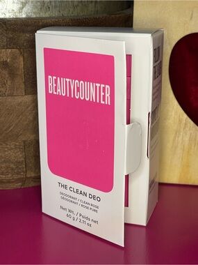 NIB Beautycounter The Clean Deo - REFILLABLE Clean Rose Scent